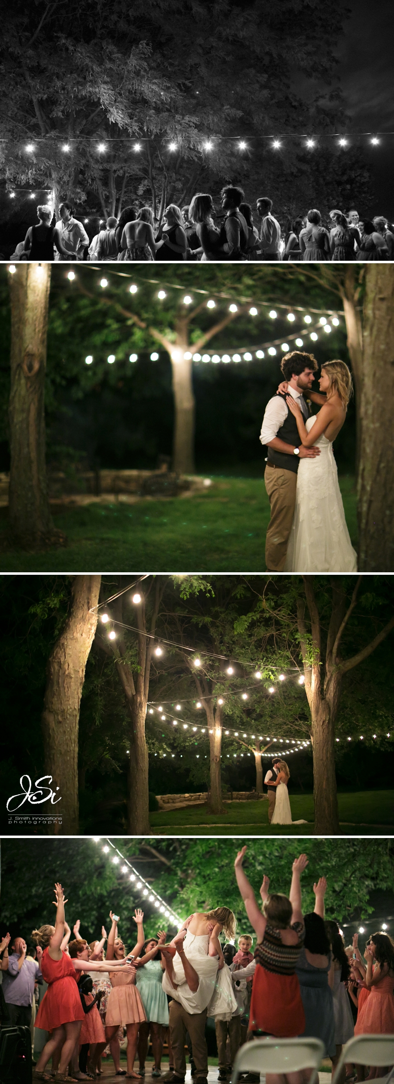 KC Cider Hill Orchard rustic outdoor wedding reception photo