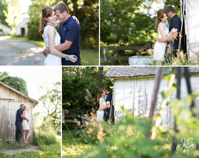 KC Rustic Outdoor Engagement Session photo