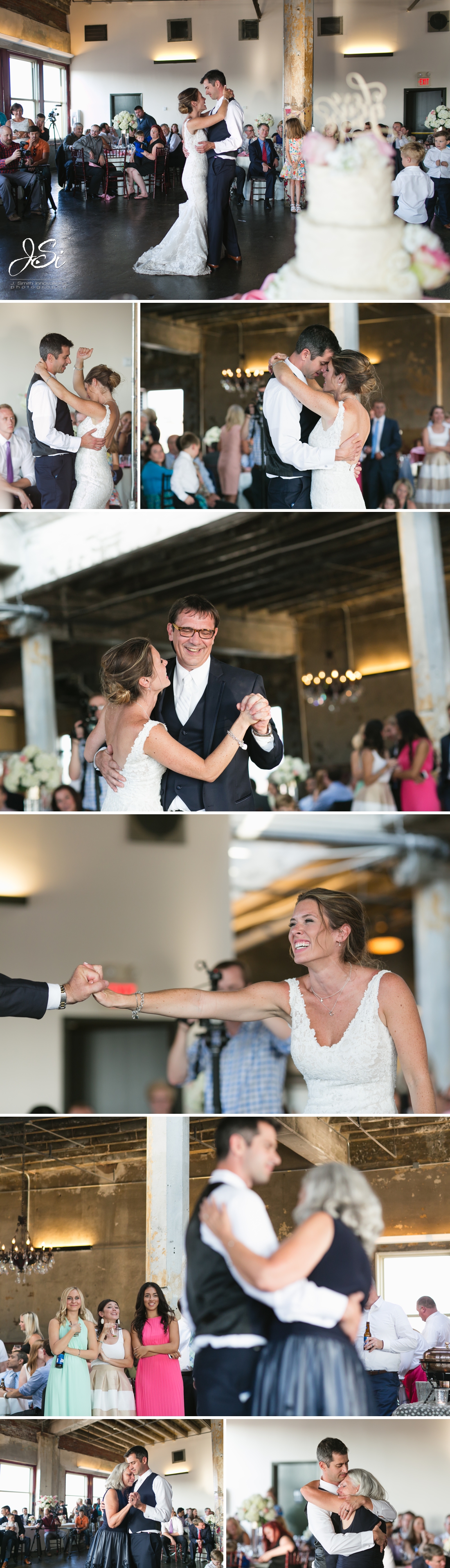 Kansas City The Urban Event vibrant candid first dance wedding picture