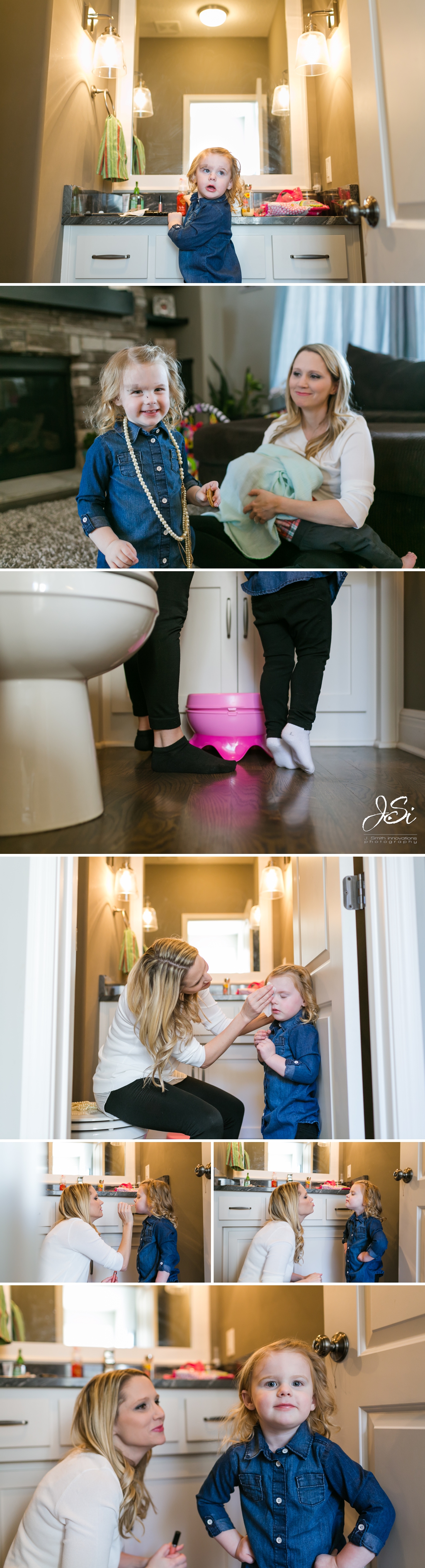 Kansas City candid in-home documentary family photography session picture