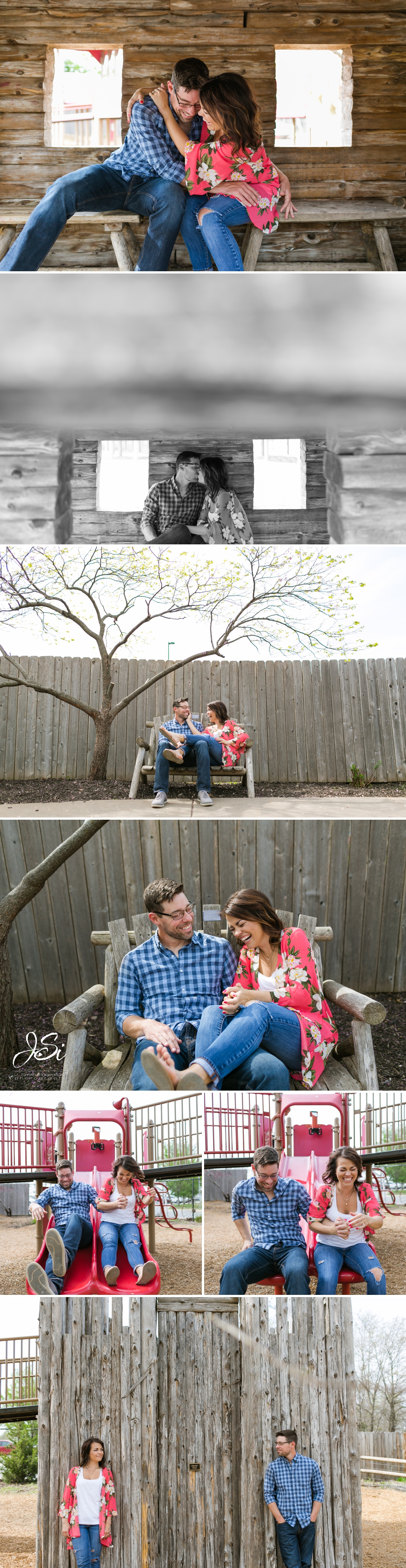Overland Park Deanna Rose fun relaxed documentary engagement session photo