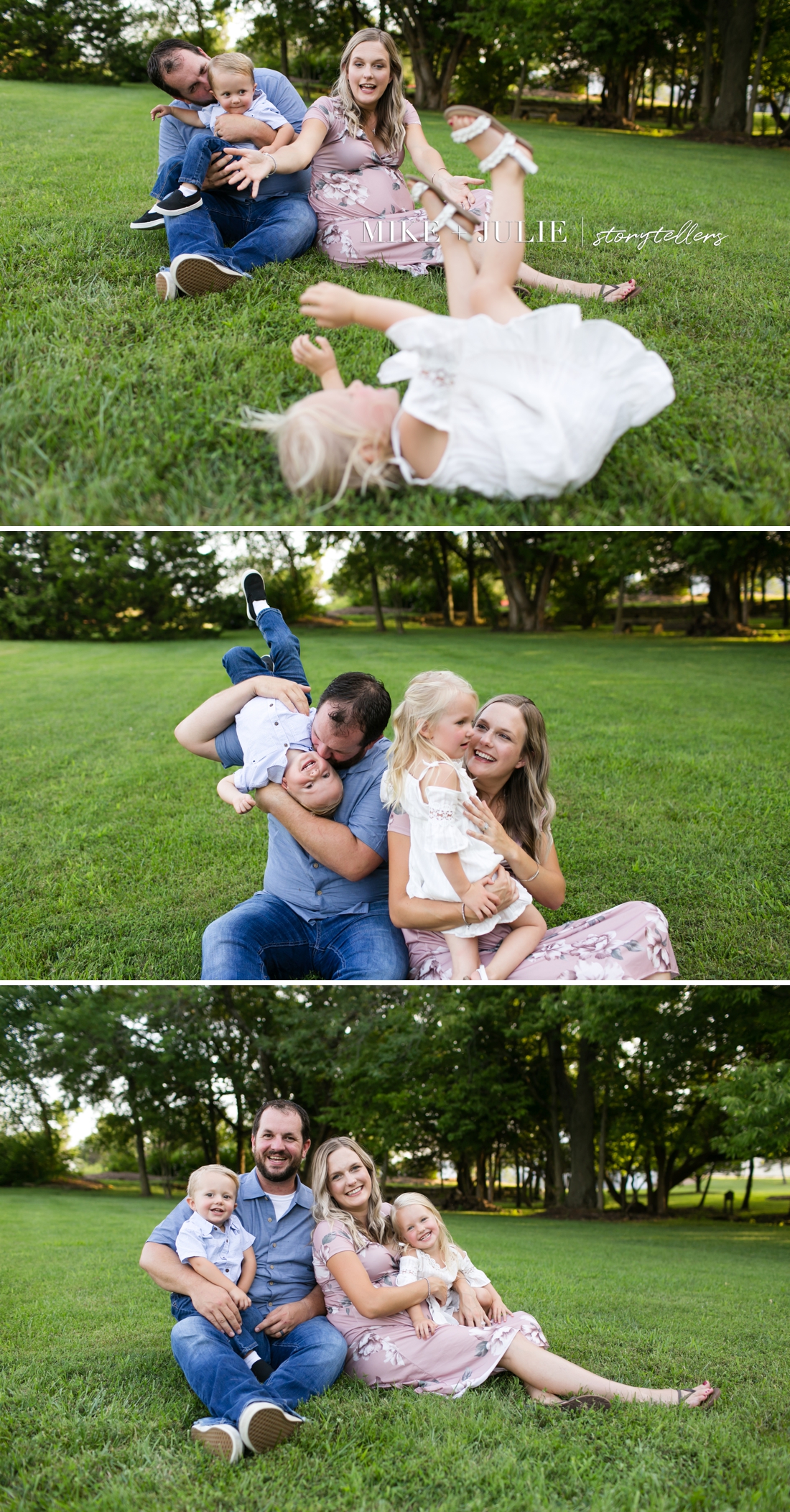 energetic filled with life family photo session picture