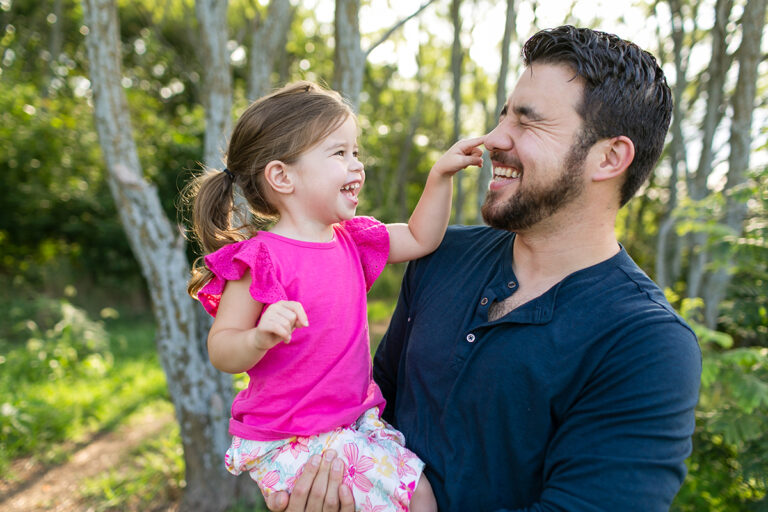 Johnson County family photographers relaxed fun session