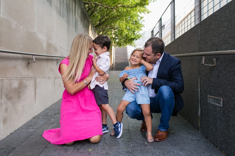 sweet lovable family session hugs