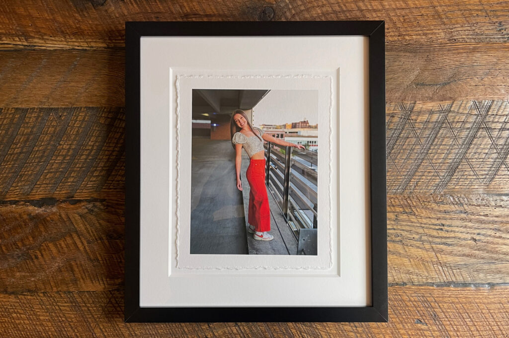 framed print for Overland Park senior pictures