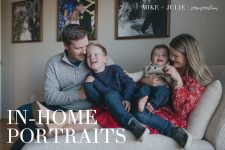 Kansas City Overland Park in-home family portraits