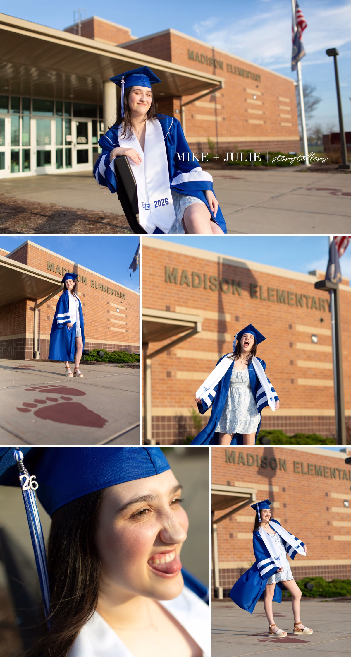 graduation cap and gown photos in kansas city