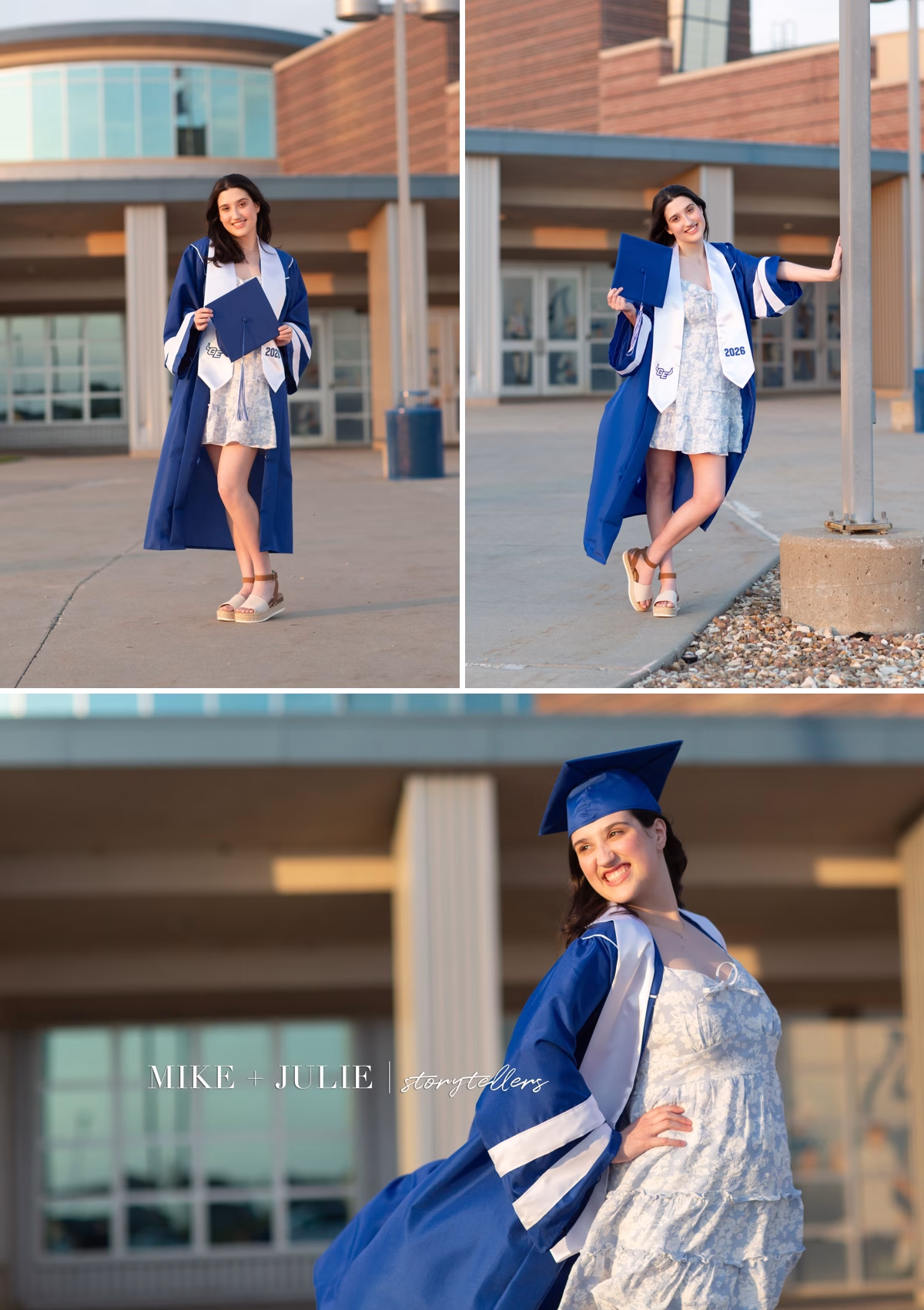 graduation cap and gown photos in kansas city