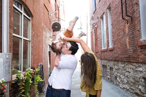 family photographers near me fun session