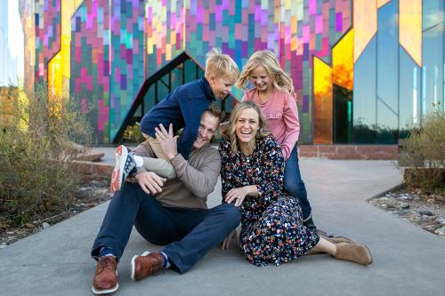 fun family photos in Overland Park