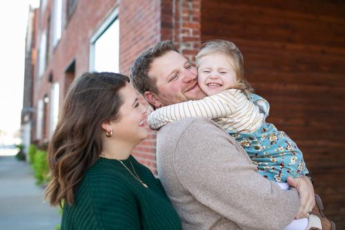 happy family photo session photo