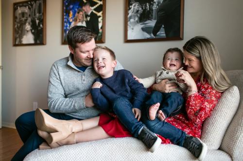 in home family photographer Overland Park