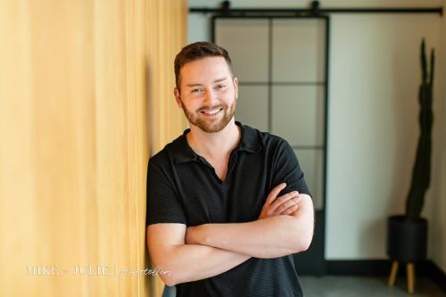 relaxed professional headshots in Overland Park