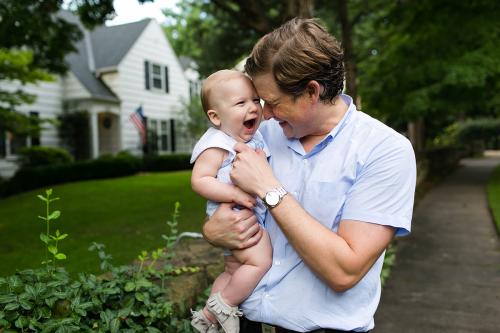 wonderful father son connection during family portrait session picture